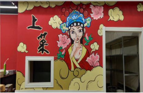 甘孜墙体彩绘的发展和应用