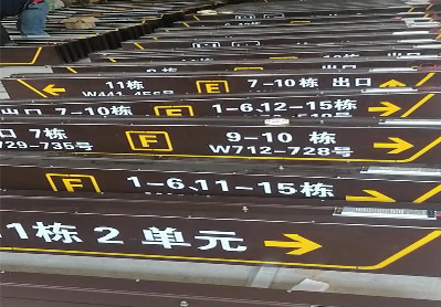 甘孜广告标识中，常见的几种安装方式。